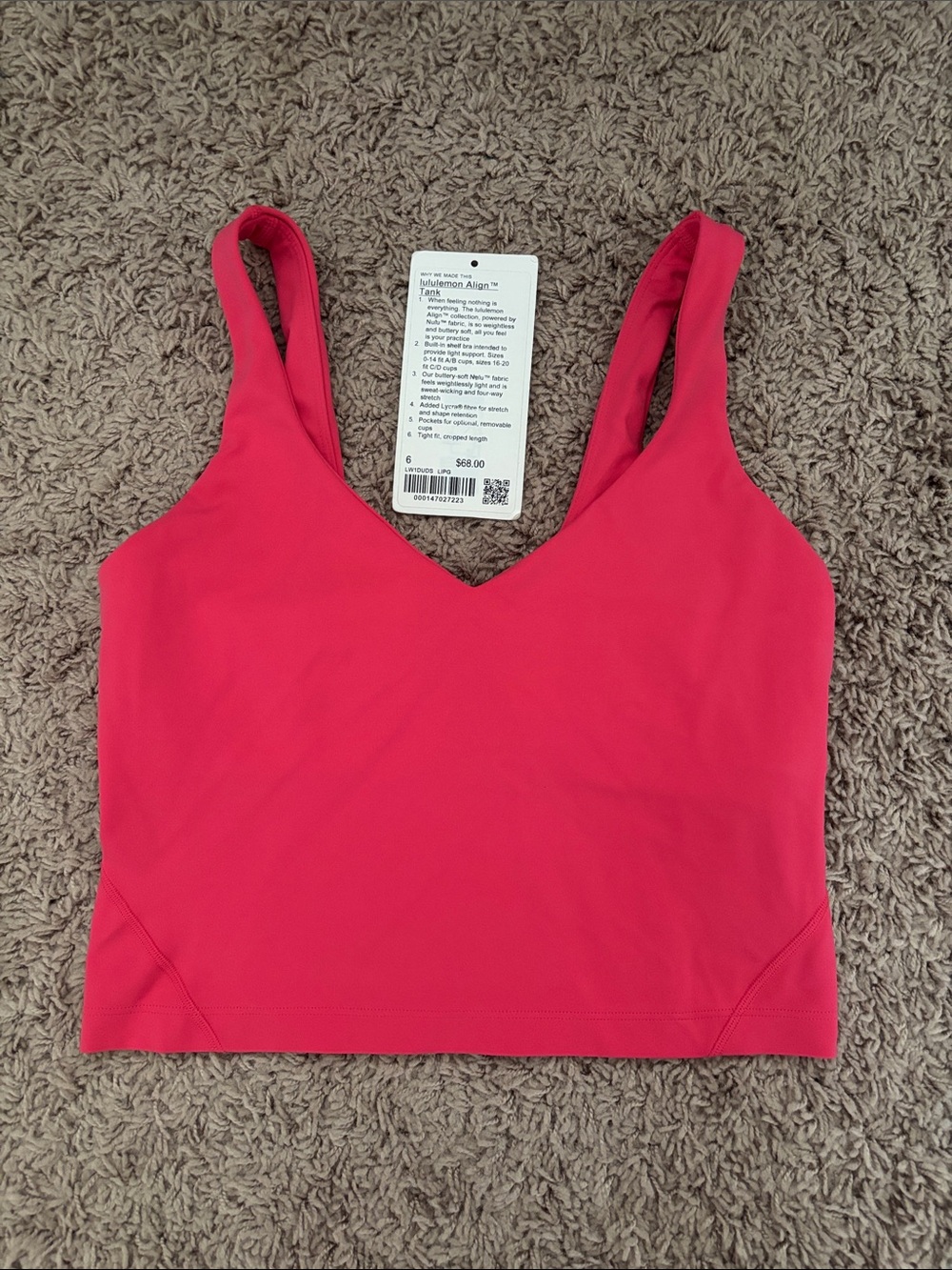 lululemon athletica Align Tank - Lip Gloss